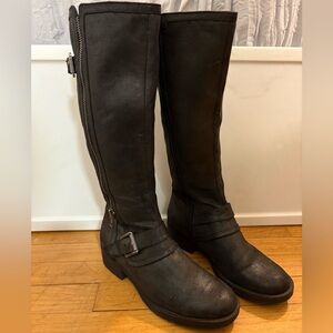 Black Knee-High Boots